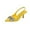 Yellow, variant on Slingback Heels for Women Glitter Rhinestone Bow Pointed Toe Kitten Heels Ankle Strap Pumps Shoes for Wedding Party