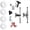 Silver bracket Black, variant on CEORPER High Performances Skateboard Truck Aluminum Skateboard Longboards Truck