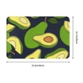 thumbnail image 3 of Uemuo Fresh Avocado Printed Door Mat Indoor Doormat 16"x24",Front Back Door Mats Non Slip Entrance Rugs,Inside Doormats for Entryway, 3 of 9