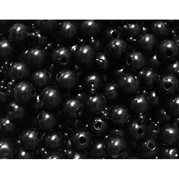 Jolly Store Crafts 12mm Black Pop Snap Beads 1gross/144pc., made in USA