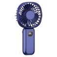 thumbnail image 6 of Hvmvliv Portable Fan Handheld Fan Digital Handheld Fan Usb Charging Outdoor Gifts Home Mini Fan Blue, 6 of 9