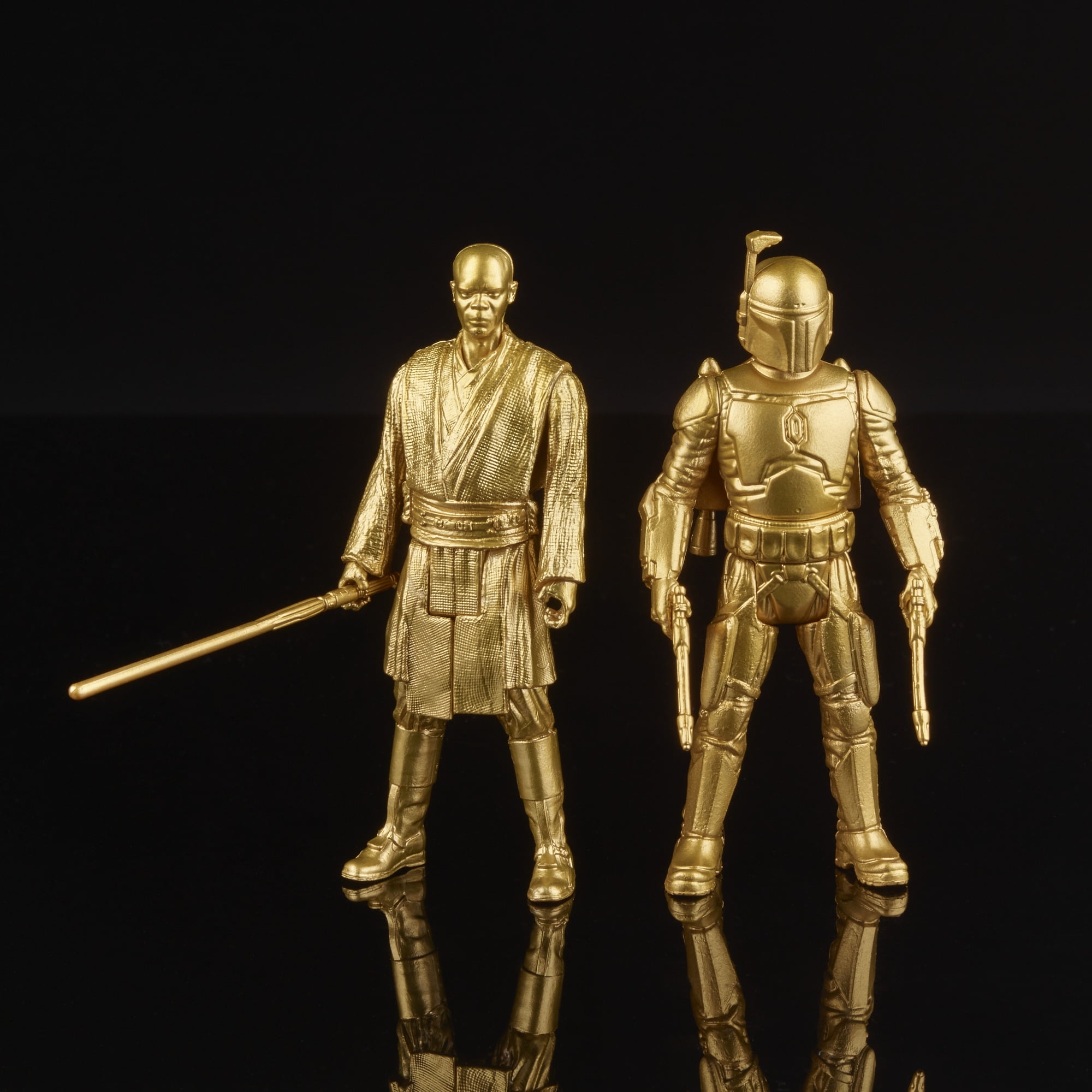 Star Wars Skywalker Saga 3.75-inch Scale Mace Windu and Jango Fett Toys Star Wars: Attack of the Clones Action Figure 2-Pack, Ages 4 and Up
