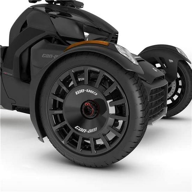 Can-Am On-Road OEM Front Wheels in Deep Black for Ryker Rally, 219401146