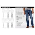 thumbnail image 6 of Wrangler Men's Retro Slim Fit Bootcut Jeans Blue 32W x 32L  US, 6 of 8