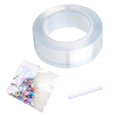 thumbnail image 3 of bubble Balloons Blowing Tape Adhesive Mounting Tape Sensory Toy Clear 3cm Wide 3m Long BLESIY Cintas de doble cara, 3 of 8