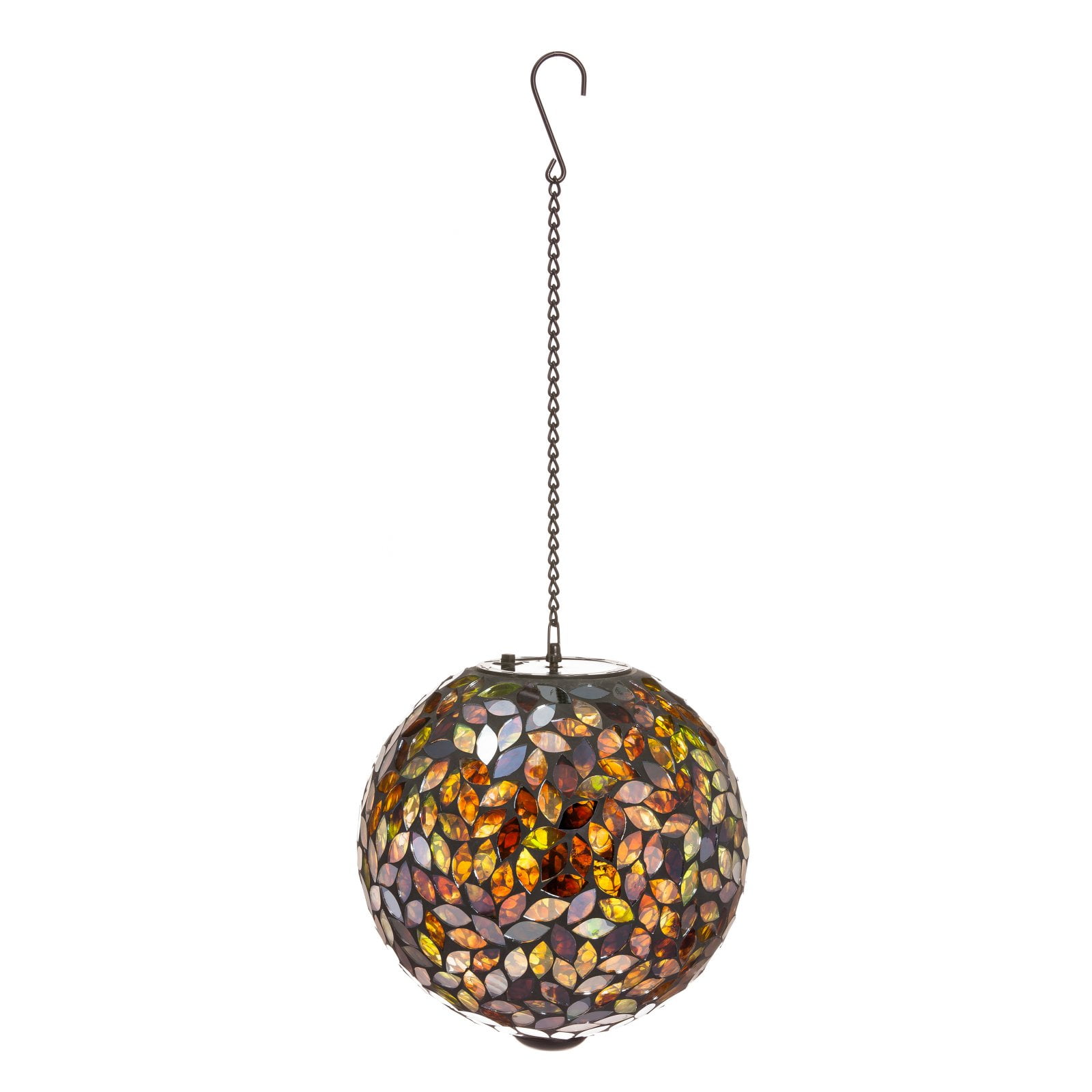 Evergreen Enterprises SolarPowered Hanging Mosaic Gazing Ball
