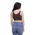 thumbnail image 2 of Women's Maternity Bra Slim Crop Top Lounge Wear, XS, Brown, by Ambesonne, 2 of 3