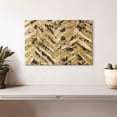 thumbnail image 2 of Elephant Stock New Zebra Ii Wall Art - Horizontal Canvas Wall Art - Living Room Wall Decor - Abstract Canvas - Beige And Gold Decor By Pi Galerie - 12" x 8", 2 of 8