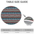 thumbnail image 6 of Multicolor Christmas Reindeer Pattern Round Fitted Tablecloth with Elastic Edge,Dining Table Cover Waterproof,Outdoor Round Tablecloth for Camping,Dining,Indoor and Outdoor, 6 of 7