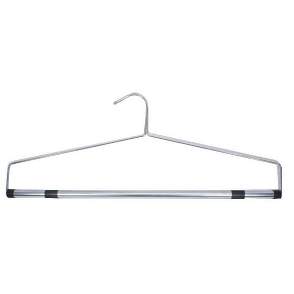 NAHANCO 22"W Bedspread Hanger, Chrome (Pack of 12)