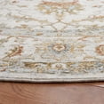 thumbnail image 3 of Safavieh Hamilton Arielle Oriental Polyester Area Rug, Ivory/Rust, 6'7" x 6'7" Round, 3 of 7