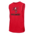 thumbnail image 2 of Men's-New Era  Red Tampa Bay Buccaneers Leisure Collection Tank Top, 2 of 3