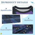 thumbnail image 2 of FORMRS Boys Rash Guard Short Sleeves Swim Shirt Quick Dry UPF 50+ Sun Protection, Sizes 3-12T, Purple Street, 2 of 6