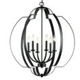 thumbnail image 3 of 42139BK Kichler Lighting Voleta - 6 light Foyer Chandelier - 32.5 inches tall by 27.75 inches wide-Black Finish    -Traditional Installation, 3 of 8