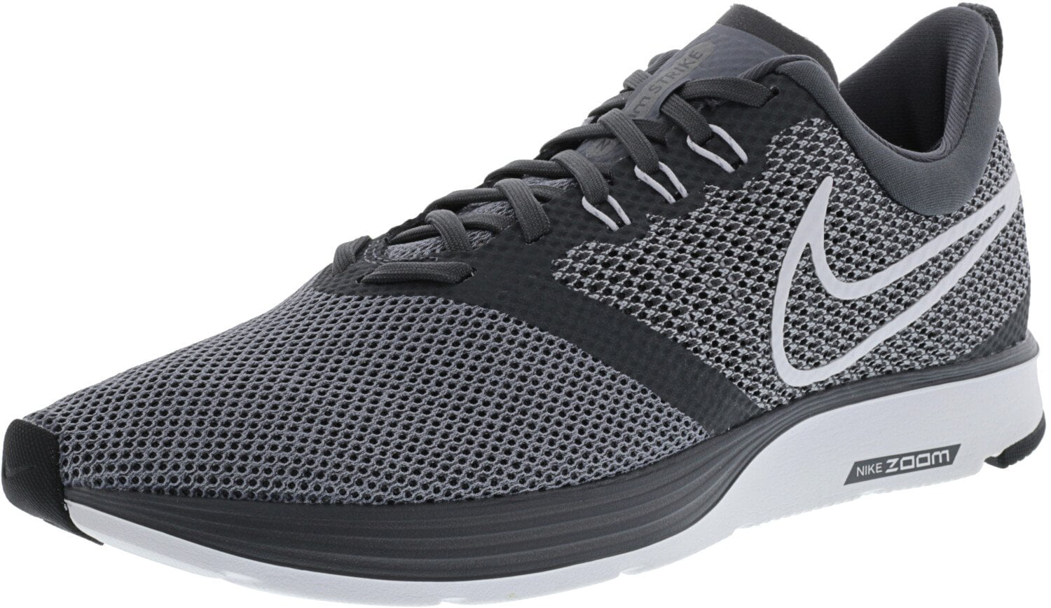 Nike Men's Zoom Strike Dark Grey / White - Stealth Black Ankle-High ...