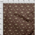 thumbnail image 3 of oneOone Cotton Jersey Brown Fabric Harvest Fabric For Sewing Printed Craft Fabric By The Yard 58 Inch Wide, 3 of 4