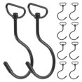 thumbnail image 2 of 10pcs Rotating Metal Hook No Drilling Required Hangers Multi-Functional Stainless Steel Hook For Kitchen Bathroom Towel Hanger Sundries Hooks, 2 of 3