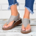 thumbnail image 2 of Kcodviy Sandales Compensées Décontractées Ajourées pour Femmes Tongs à Plateforme Sandales d'Eau pour Femmes Chaussures Compensées, 2 of 2