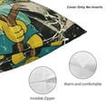 thumbnail image 5 of Simpsons Square Pillow Case Pillow Holder Soft Decorative Pillow Sham Cushion Cases Pillowcase 20"X20", 5 of 7