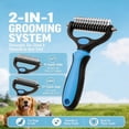 thumbnail image 4 of 2027 New Pet Pro Grooming Tool, Pet Shedding Remover, Specialized Comb for Long-Haired Dogs, Undercoat Grooming Tool, Dog Shedding Comb and Undercoat Rake, 4 of 7