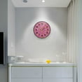 thumbnail image 5 of Yayeee Wall Clock Battery Operated 9.5" Silent Quartz Non-Ticking for Living Room Decor, Pink Doughnuts, 5 of 8