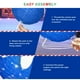 thumbnail image 4 of Adornos navideños para exteriores, bola iluminada BRIGHTDECK, azul, 4 of 7