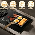thumbnail image 3 of Maifanstone 5 in 1 Non Stick Egg Frying Pan Rapid Heating 5 Compartment Omelette Pan Uniform Heating for Breakfast Black, 3 of 15
