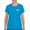 Light Blue, variant on NASA Worm Logo Crest T-Shirt Astronaut Space Mars Souvenir Emblem Women's Tee