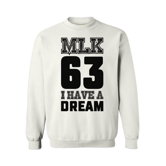 Awkward Styles Unisex Martin Luther King Graphic Sweatshirt Tops I Have a Dream Crewneck Black