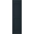 thumbnail image 6 of Ekena Millwork 15"W x 72"H Americraft Two Equal Raised Panel Exterior Real Wood Shutters (Per Pair), Starless Night Blue, 6 of 10