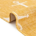 thumbnail image 5 of Unique Loom Outdoor Coastal Collection Area Rug - Ahoy (7' 10" Round Yellow), 5 of 10