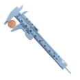 thumbnail image 4 of Calibrador A Vernier De Doble Escala 0-80 mm Escala doble Calibrador a vernier Medida deslizante Mini reglas de plástico Sywqhk Para estrenar, 4 of 5