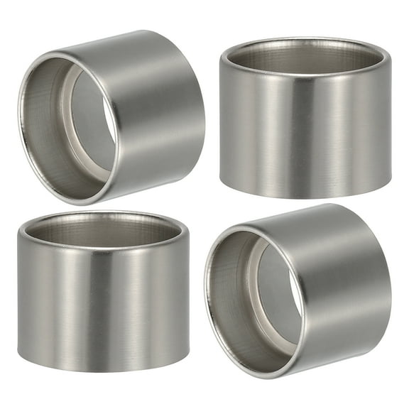 Uxcell Light Socket Shade Ring, 40 mm Metal Hanging Lamp Holder Parts, Nickel 4Pcs