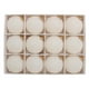 thumbnail image 1 of Adornos de bolas de Navidad de terciopelo Paquete de 12 | Adornos colgantes decorativos de plástico marrón flocado de 2.4" | Duradero, fácil de colgar, textura elegante | Decoración de árbol de, 1 of 6