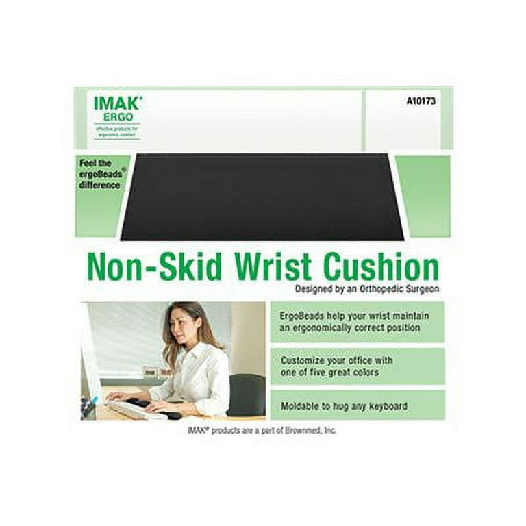 Nonskid Keyboard Wrist Cushion, 15.75 x 10, Black Nonskid Keyboard Wrist Cushion, 15.75 x 10, Black