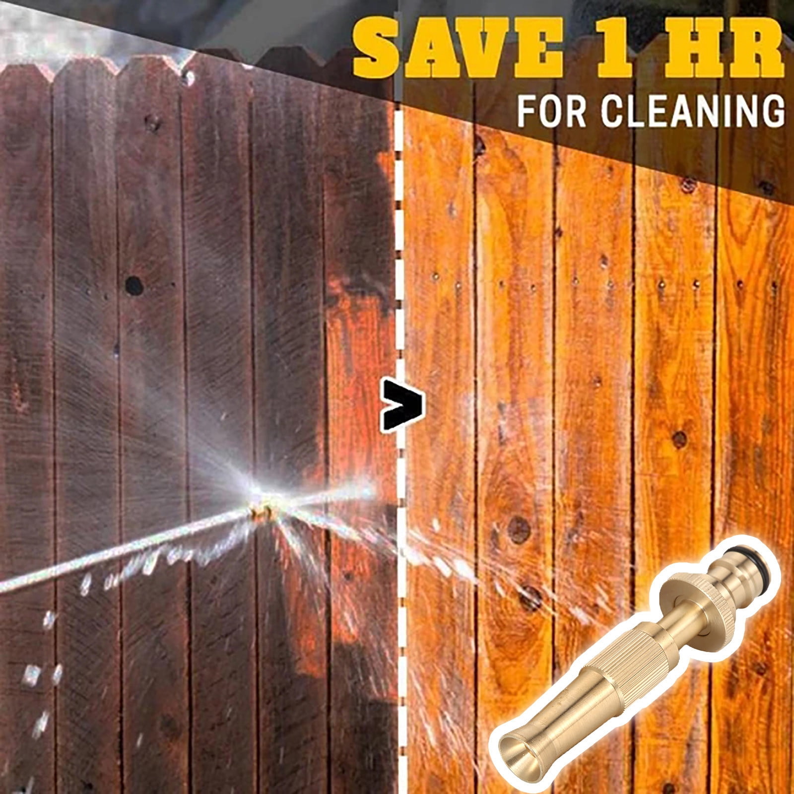 Sunward Brass Hose Sprayer Nozzle High Pressure Car Wash Garden Heavy