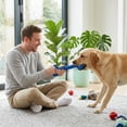 thumbnail image 3 of Dog Chew Toys for Aggressive Chewers, Likaty Indestructible Dog Toy Puppy Chew Teething Toys for Large Medium Small Dogs,Blue, 3 of 7