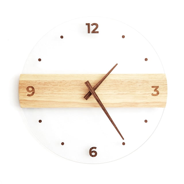 Modern Hanging Clock,Wall Clock Silent Round Decorative Wall Clock Silent Wall Clock Exceptional Craftsmanship
