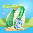 thumbnail image 3 of Ventilador de cuello Kidi Kids portátil sin cuchilla, 2600 mAh, recargable, 3 of 7