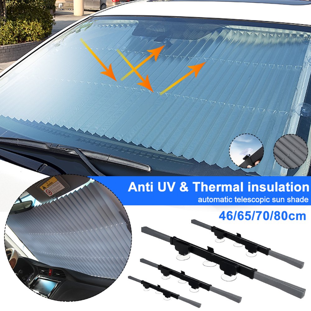 New Car Retractable Windshield Sun Shade Folding Auto