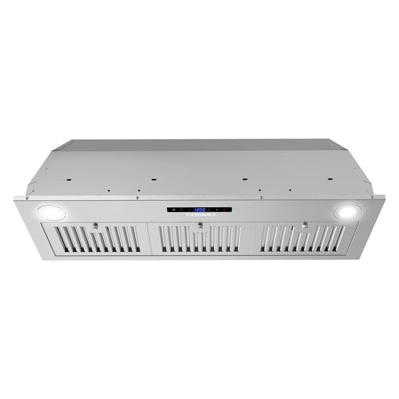 36 in. Insert Range Hood with Soft Touch Controls in Stainless Steel