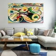 thumbnail image 3 of Wassily Kandinsky Wall Art The Last Judgement Gallery Wrapped Canvas Art For Bedroom Livingroom Decoration Print Ready to Hang, 3 of 6