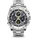 thumbnail image 1 of Reloj cronógrafo de cuarzo Icon de alta precisión para hombre, cristal mineral curvado, resistente al agua hasta 300 m, barrido continuo de segunda mano, marcadores luminosos, 1 of 2