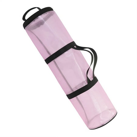

dajkiuy Clearance Wrapping Paper Storage Bag Gift Wrap Organizer Fits 24 Inch Long Rolls Hold Up to 24 Rolls Heavy Duty Clear PVC Bag with Top and Side Handles (Pink)
