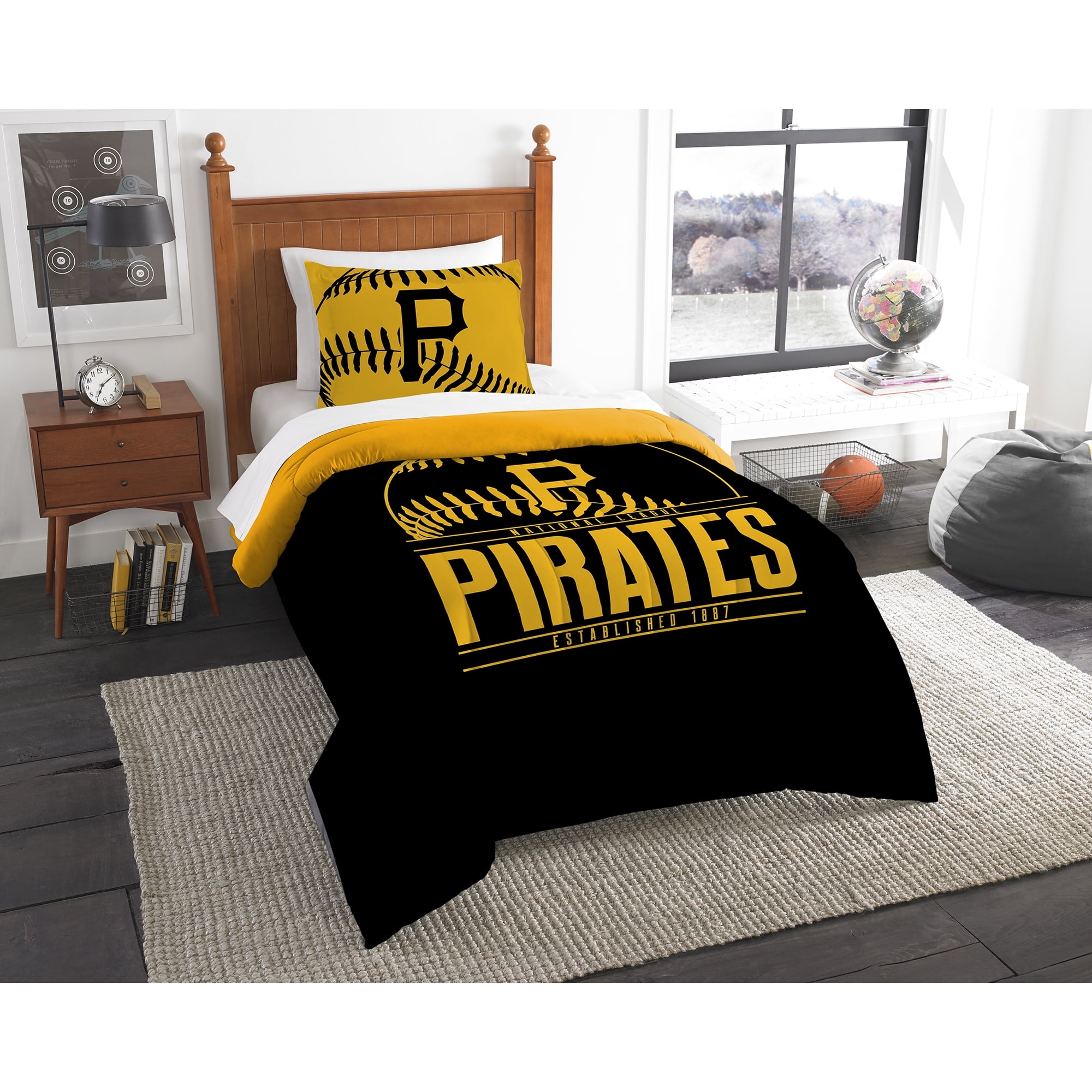 Pittsburgh Pirates The Northwest Company Grand Slam Twin Comforter