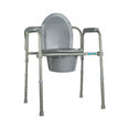 thumbnail image 1 of Silla Comodo Plegable 3 En 1 Aumento Ducha Para Baño inodoro gris mediano, 1 of 6