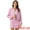 Pink, variant on 2Pcs Women's Elegant Business Blazer Skirt Tweed Suit Set XL Pink