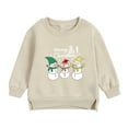 thumbnail image 2 of Teen Girls Sweatshirts Cute Printed Long Sleeves Sweatshirts Casual Crew Neck Fall Winter Pullover Tops Clothes Casual Comfy Fleece Jumper School Warm Girl Coat, 2 of 2