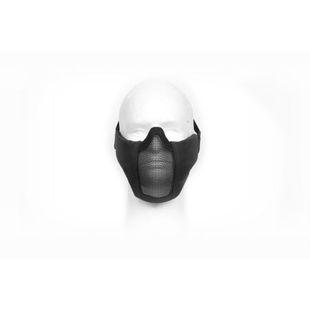 Bravo Airsoft Tactical Gear V.3 Strike Metal Mesh Face Mask ( Black