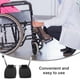 thumbnail image 5 of 1 par de reposapiés para silla de ruedas, almohadilla para pierna de Pedal, reposapiés de repuesto para silla de ruedas, pieza Universal para silla de ruedas, 5 of 6